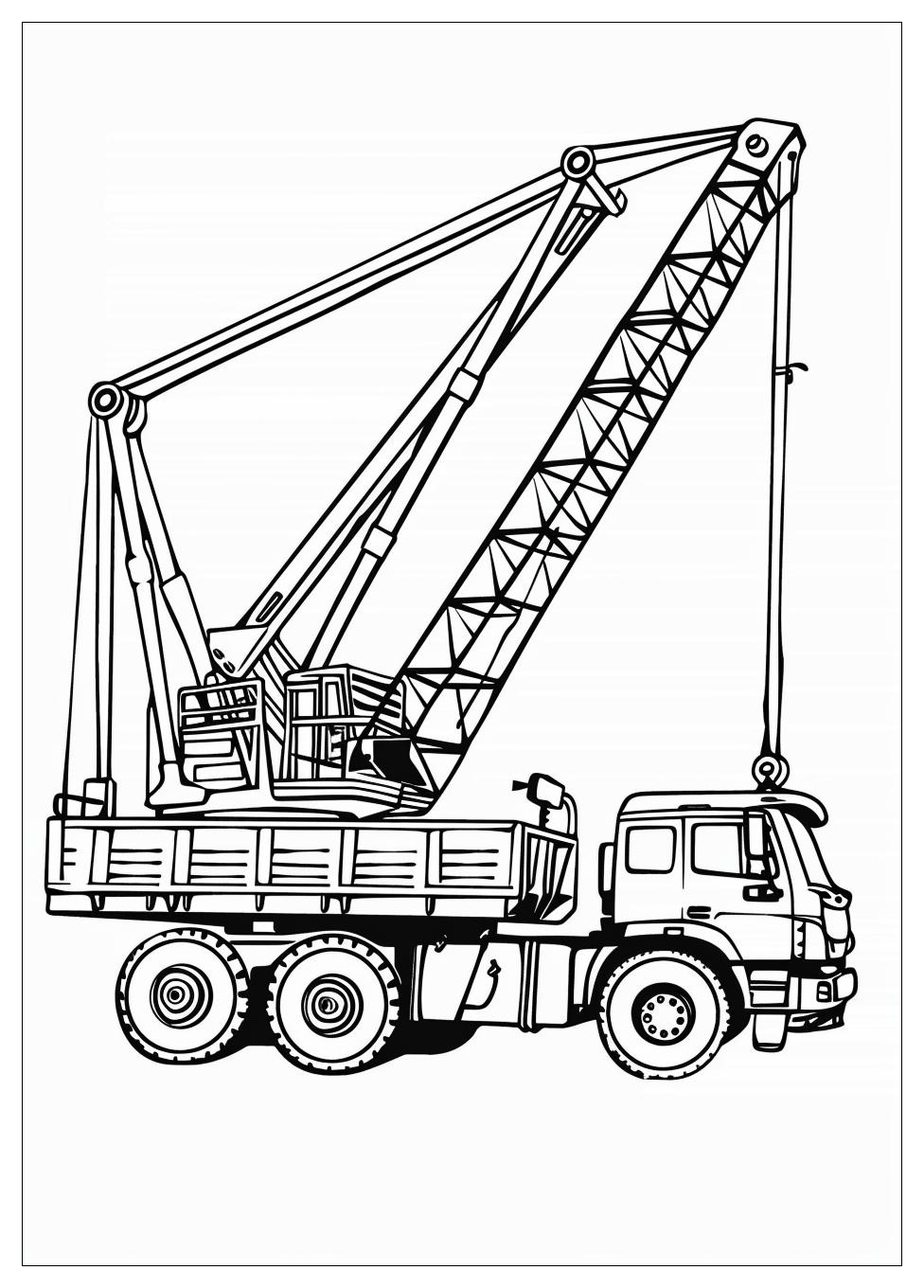 Truck Crane Coloring Pages-2