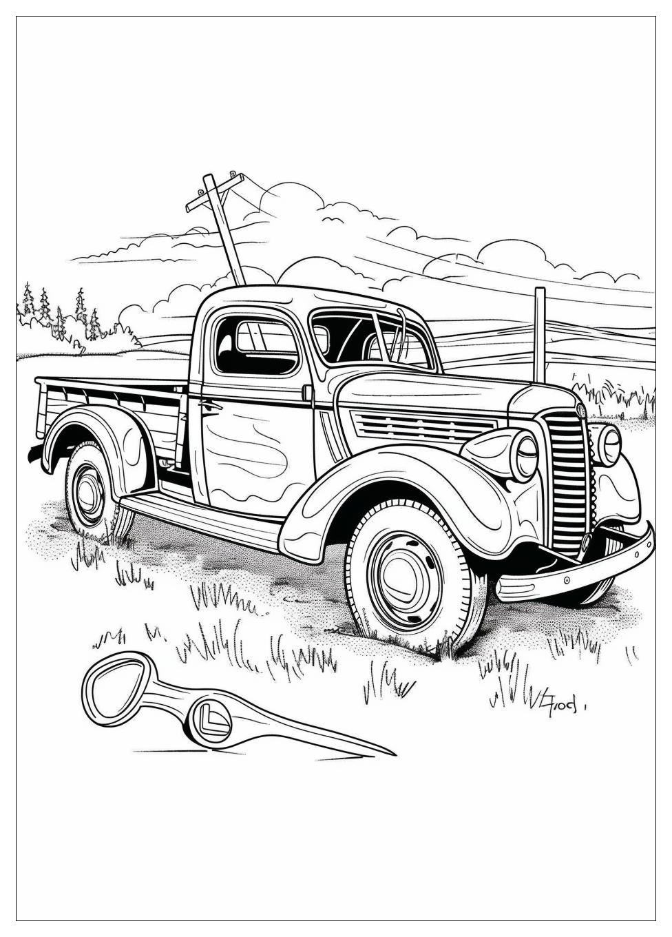 Truck coloring pages-15