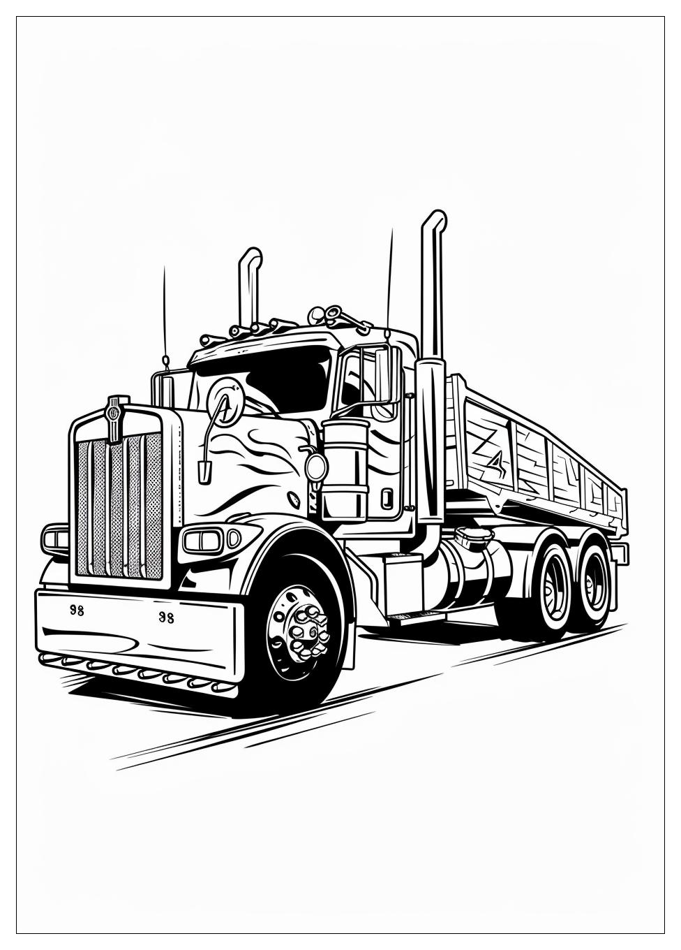 Truck coloring pages-17