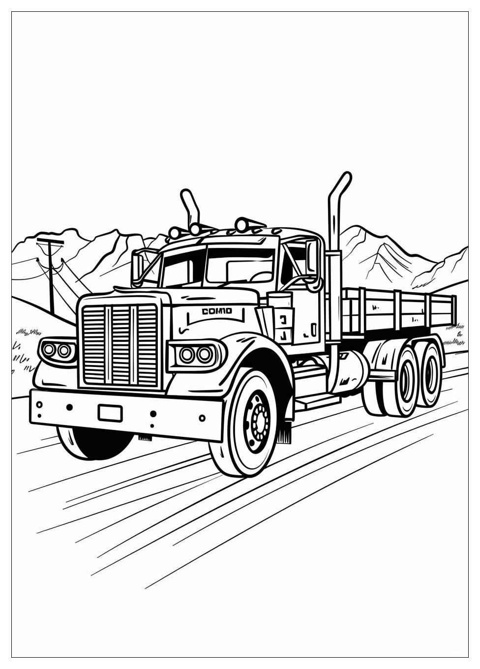 Truck coloring pages-19