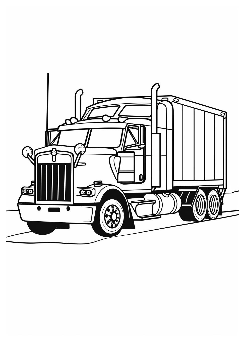 Truck coloring pages-2