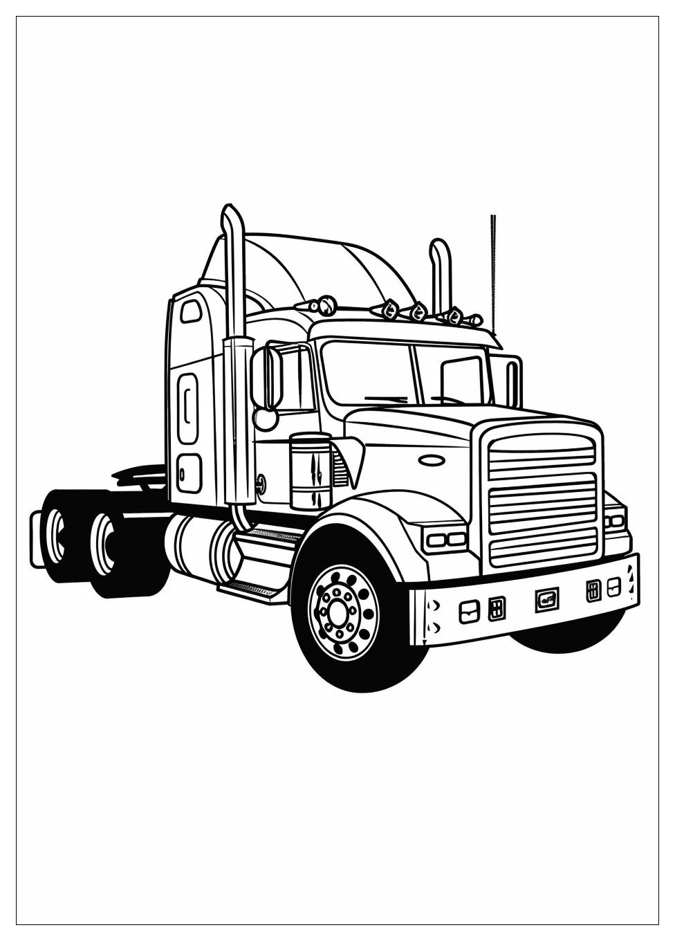 Truck coloring pages-4