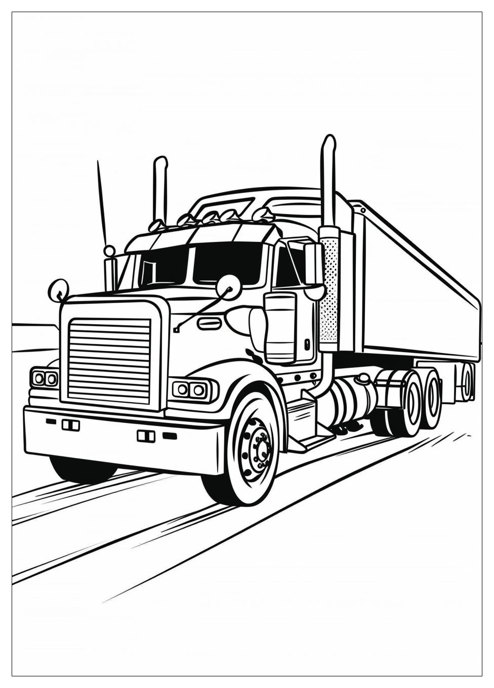 Truck coloring pages-5