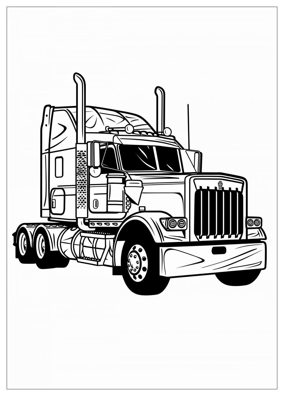 Truck coloring pages-6