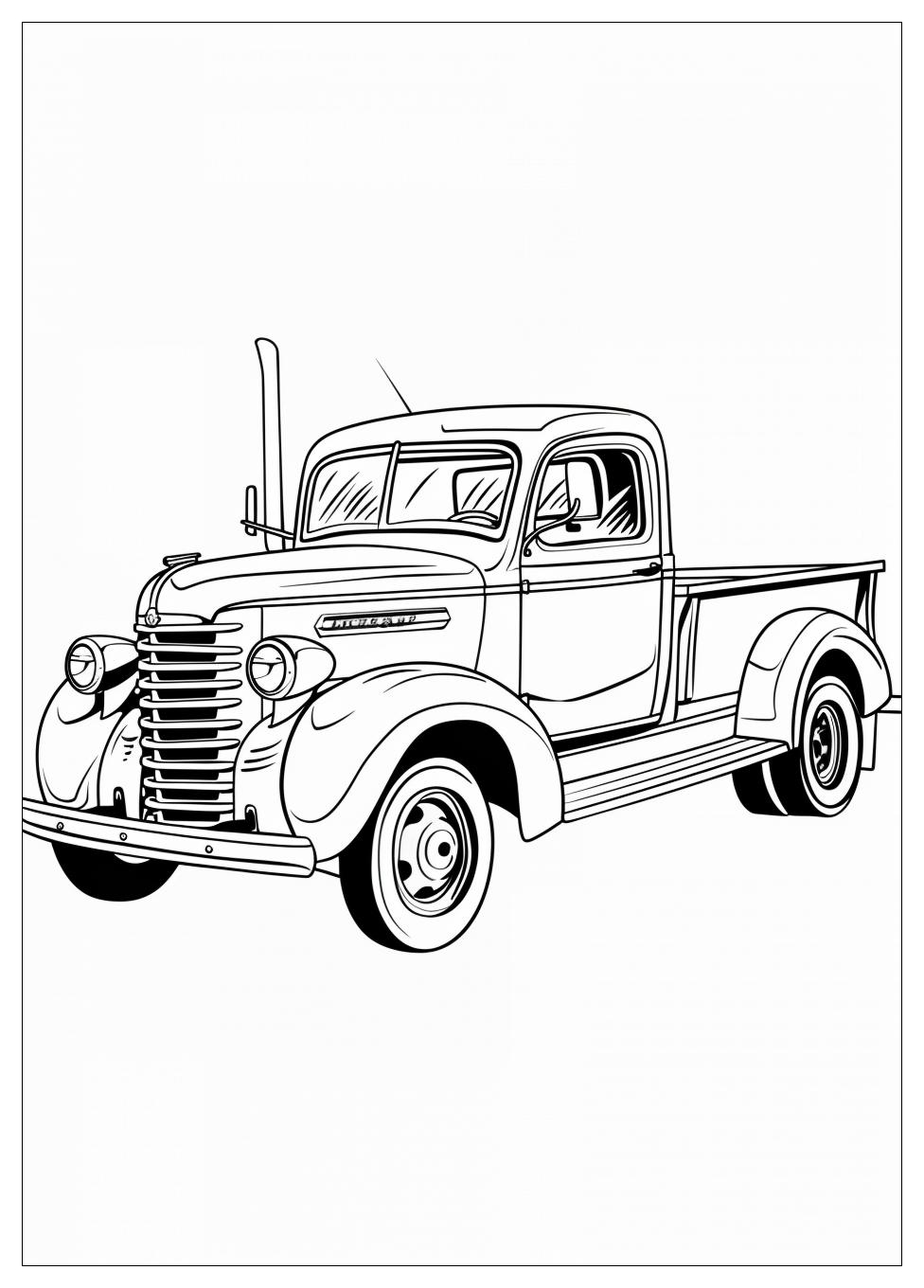 Truck coloring pages-7