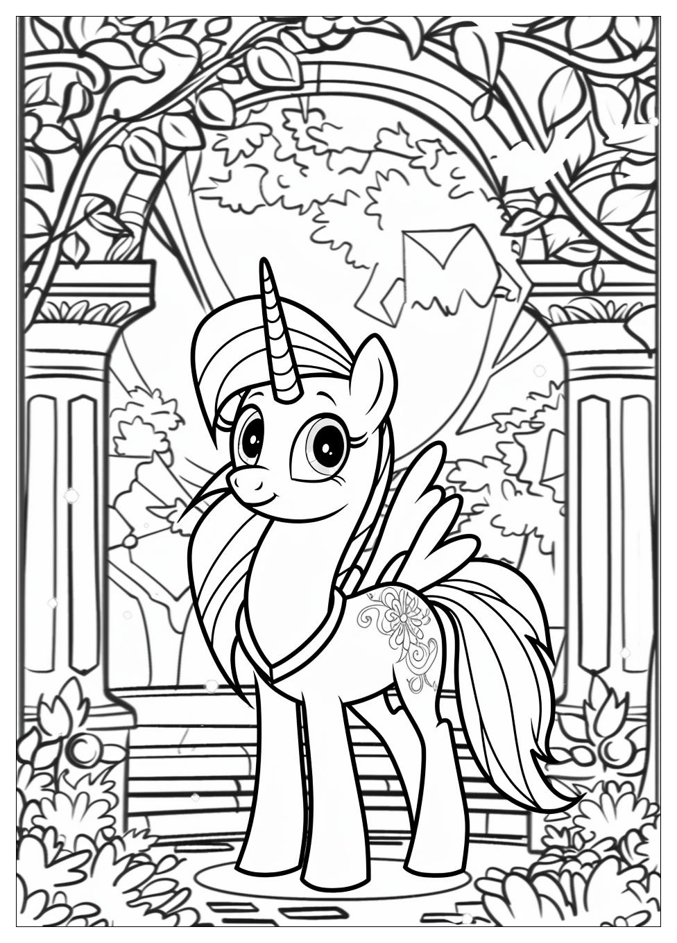 Twilight Sparkle Coloring Pages-1