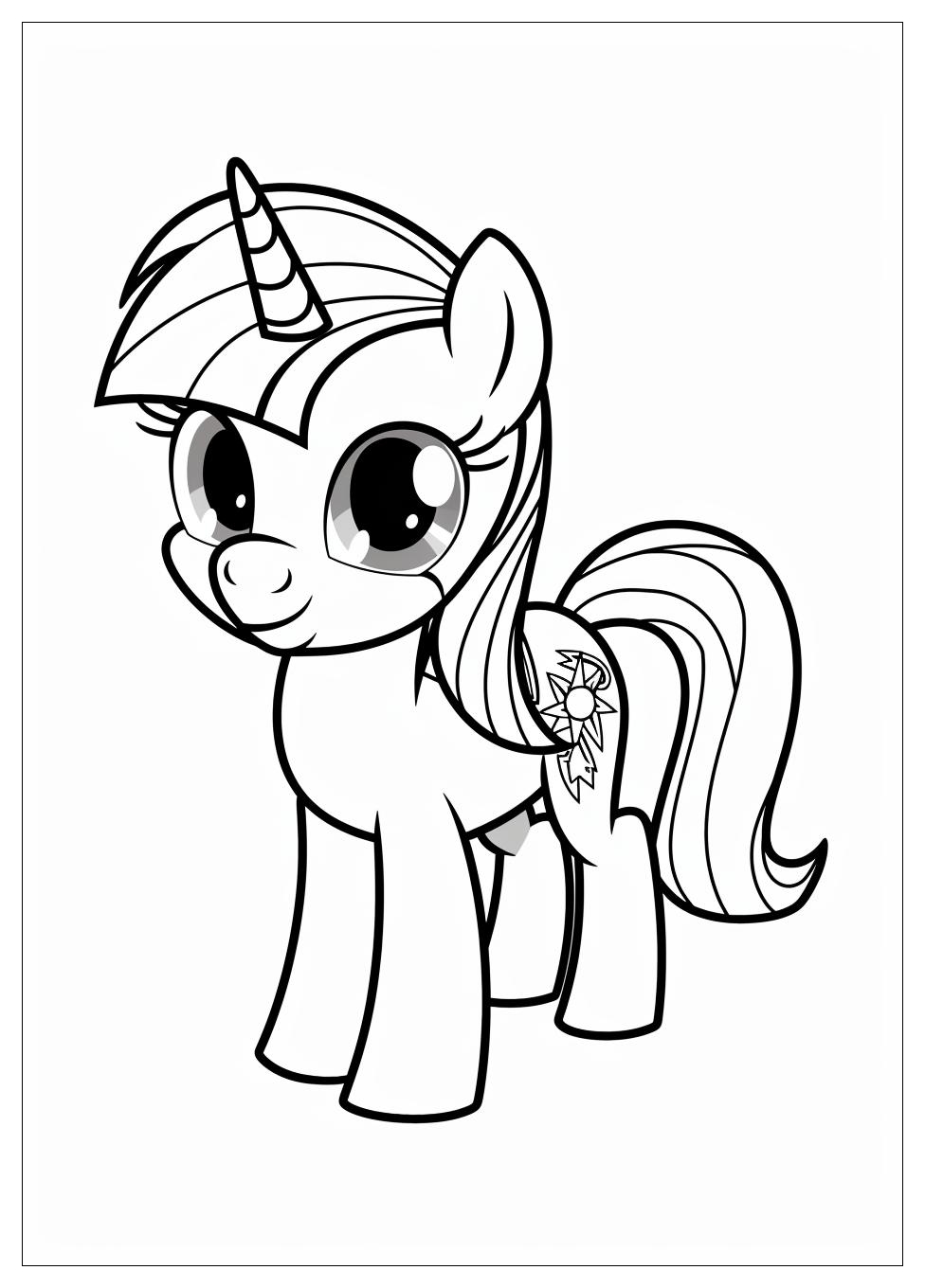 Twilight Sparkle Coloring Pages-11