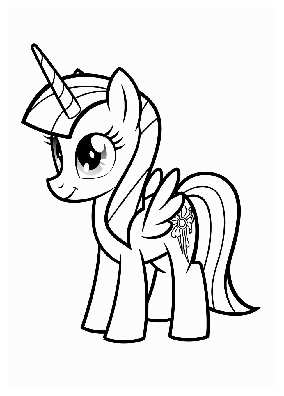 Twilight Sparkle Coloring Pages-12