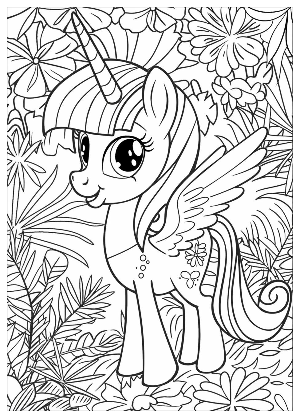 Twilight Sparkle Coloring Pages-2