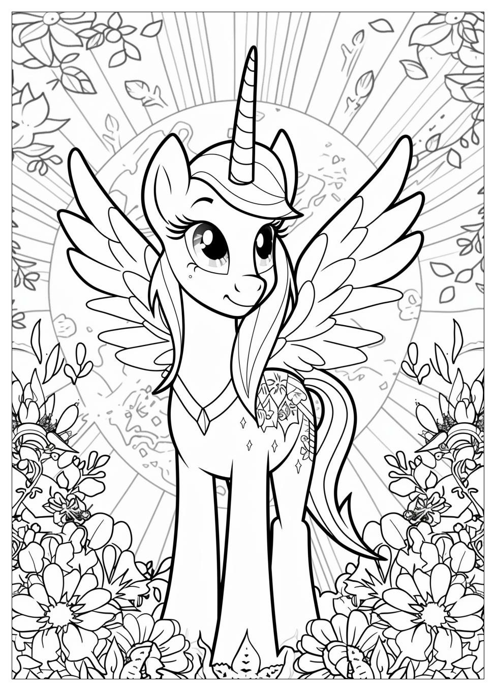 Twilight Sparkle Coloring Pages-3