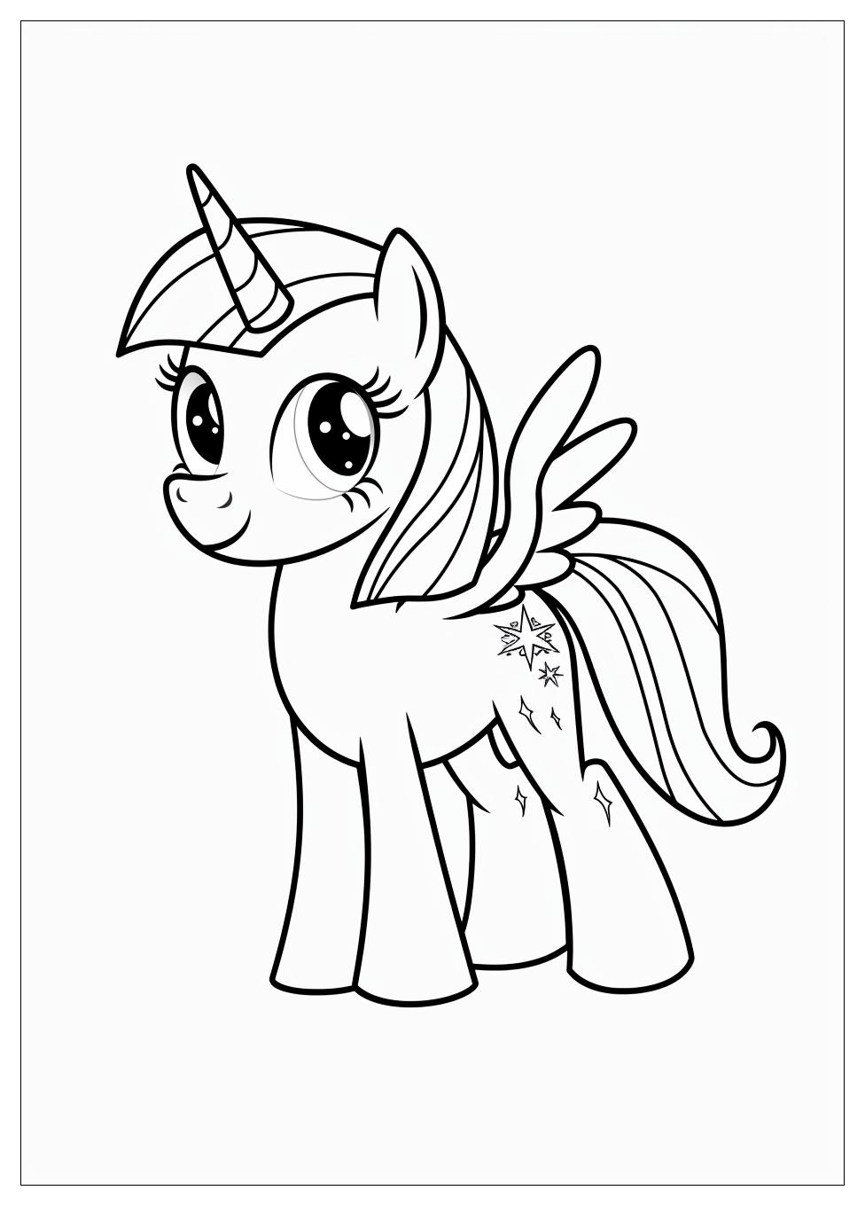 Twilight Sparkle Coloring Pages-6