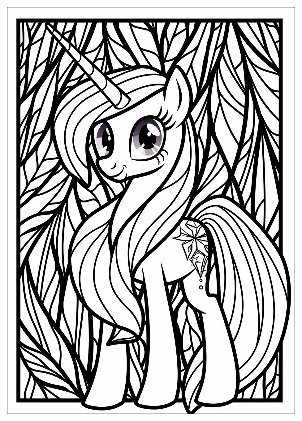 Twilight Sparkle Coloring Pages-7