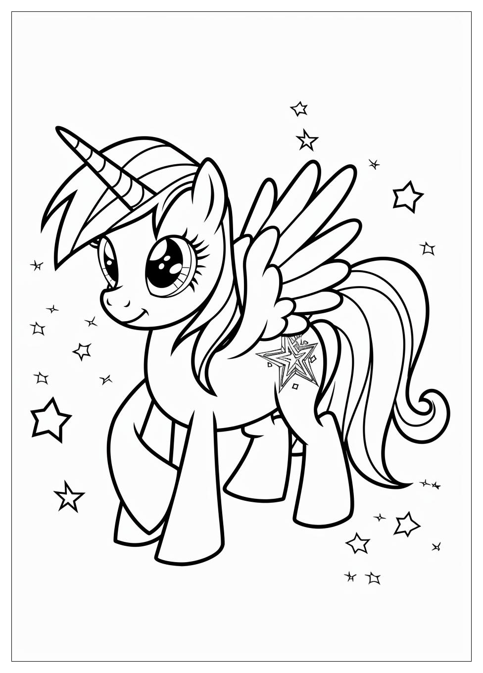 Twilight Sparkle Coloring Pages-8