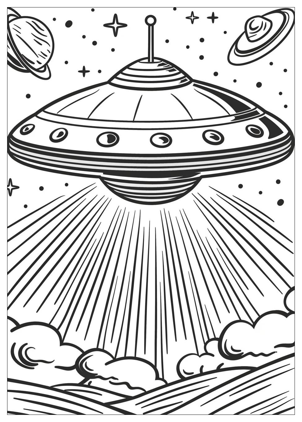 UFO Coloring Pages-10