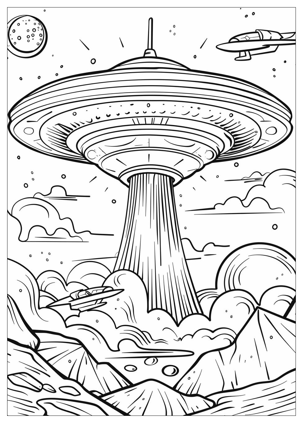 UFO Coloring Pages-12