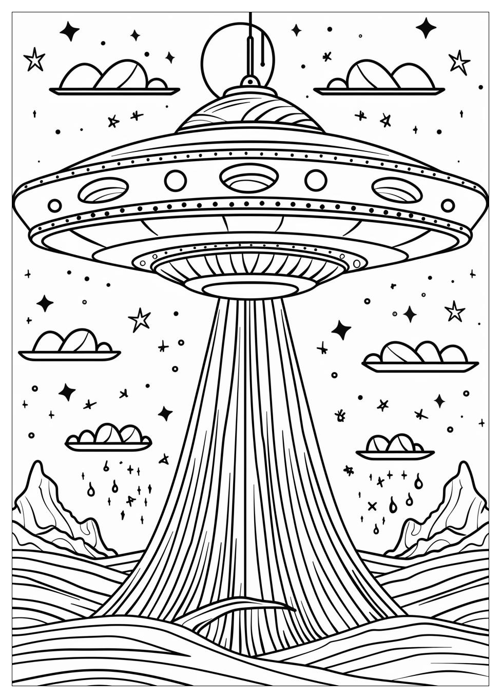 UFO Coloring Pages-17