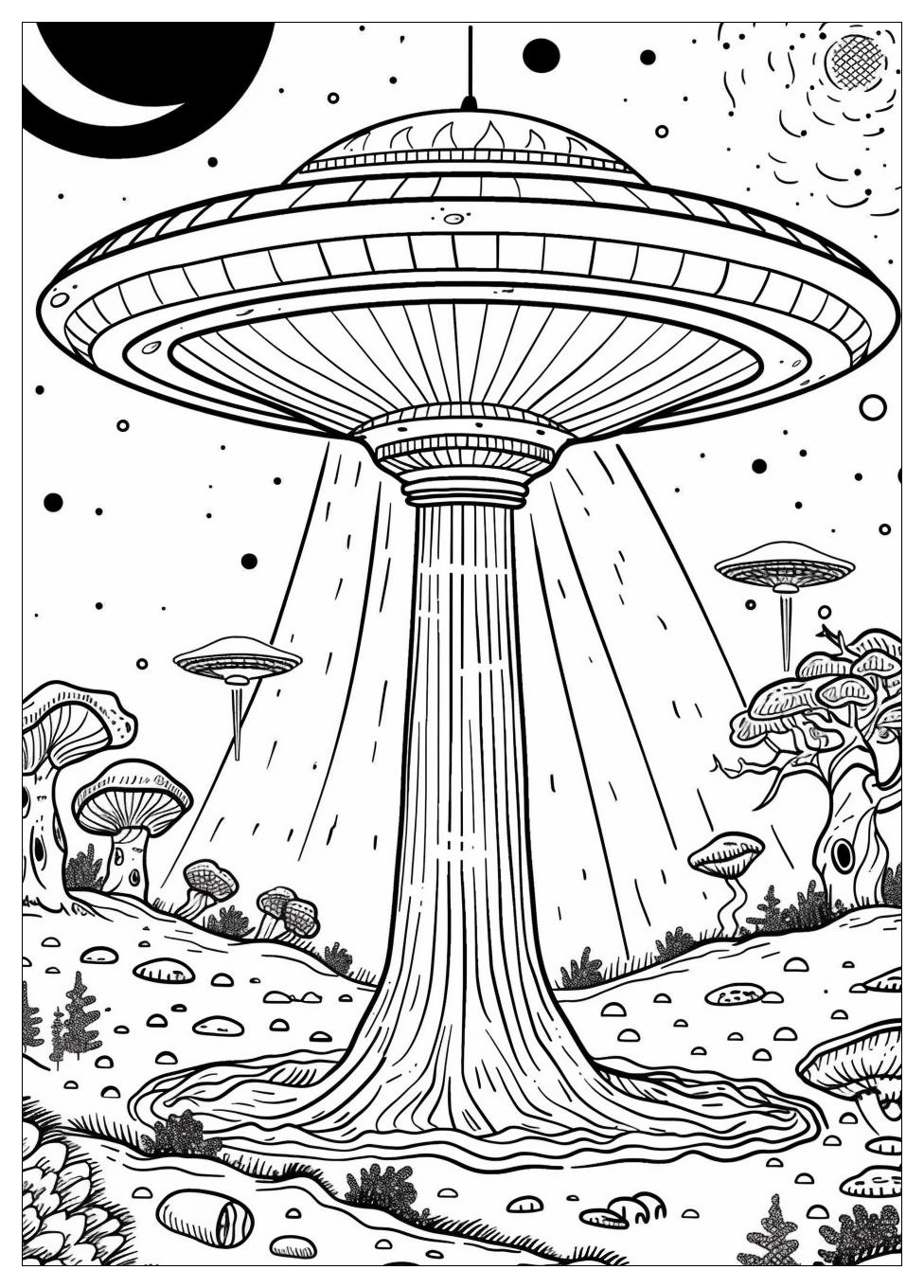 UFO Coloring Pages-19