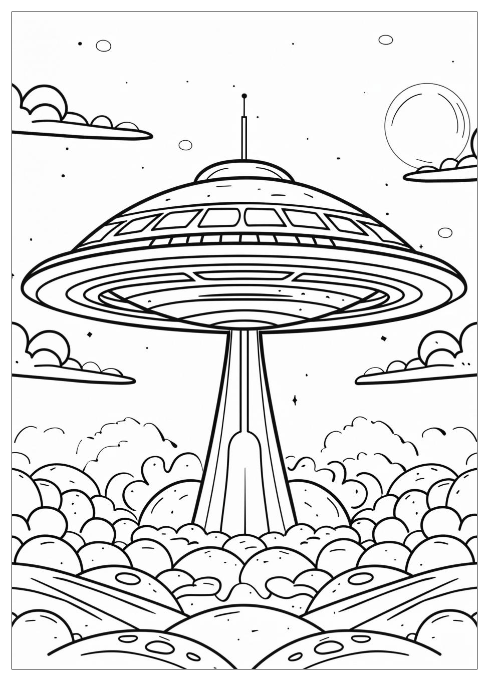 UFO Coloring Pages-2