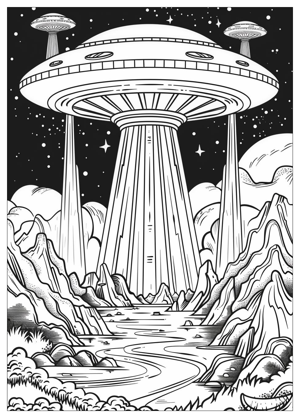 UFO Coloring Pages-20