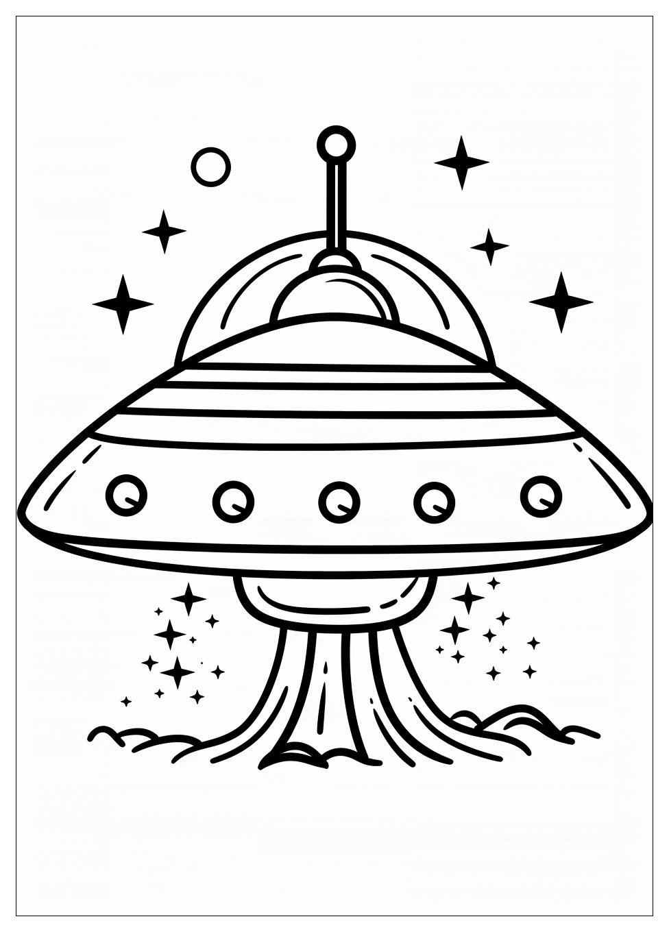 UFO Coloring Pages-3