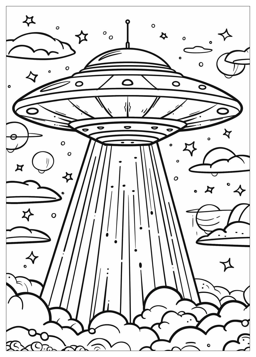 UFO Coloring Pages-4