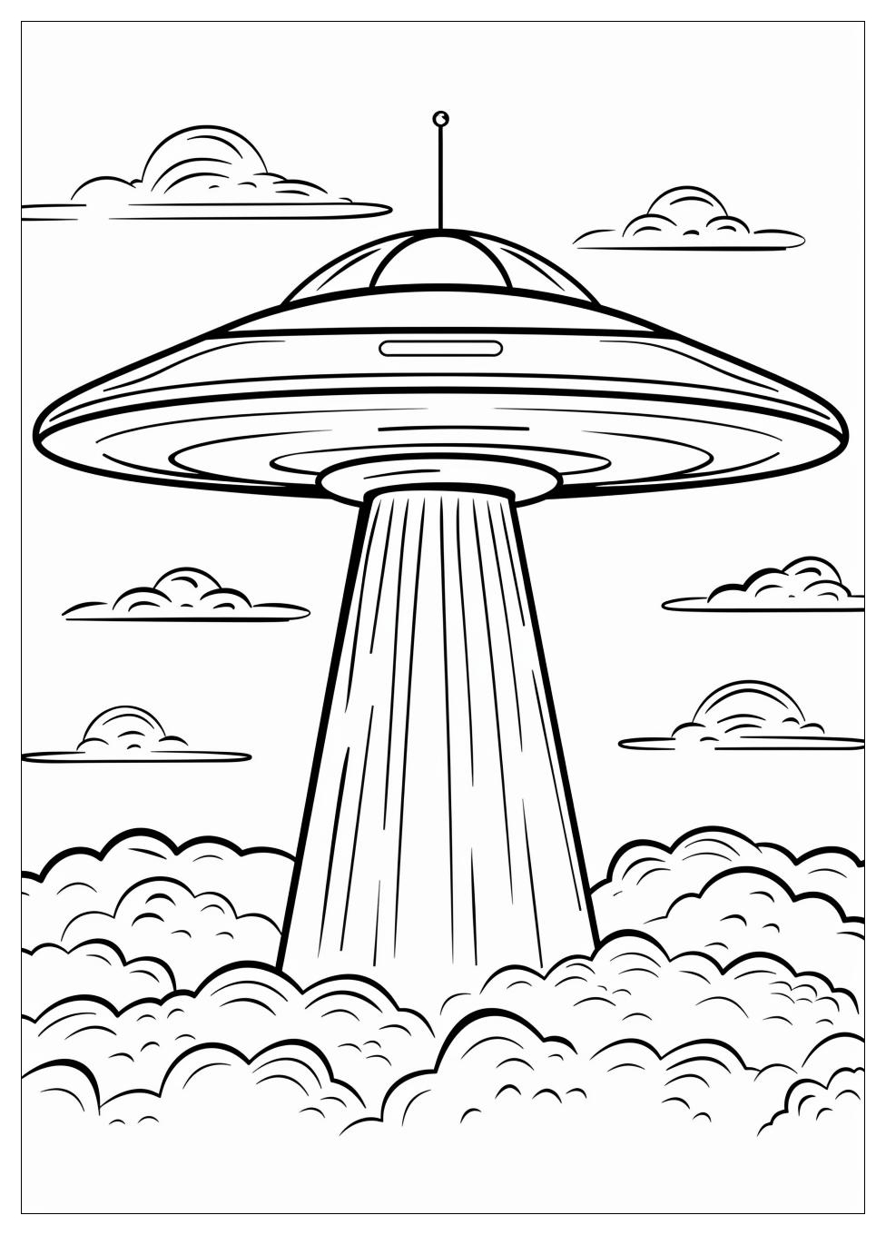 UFO Coloring Pages-5