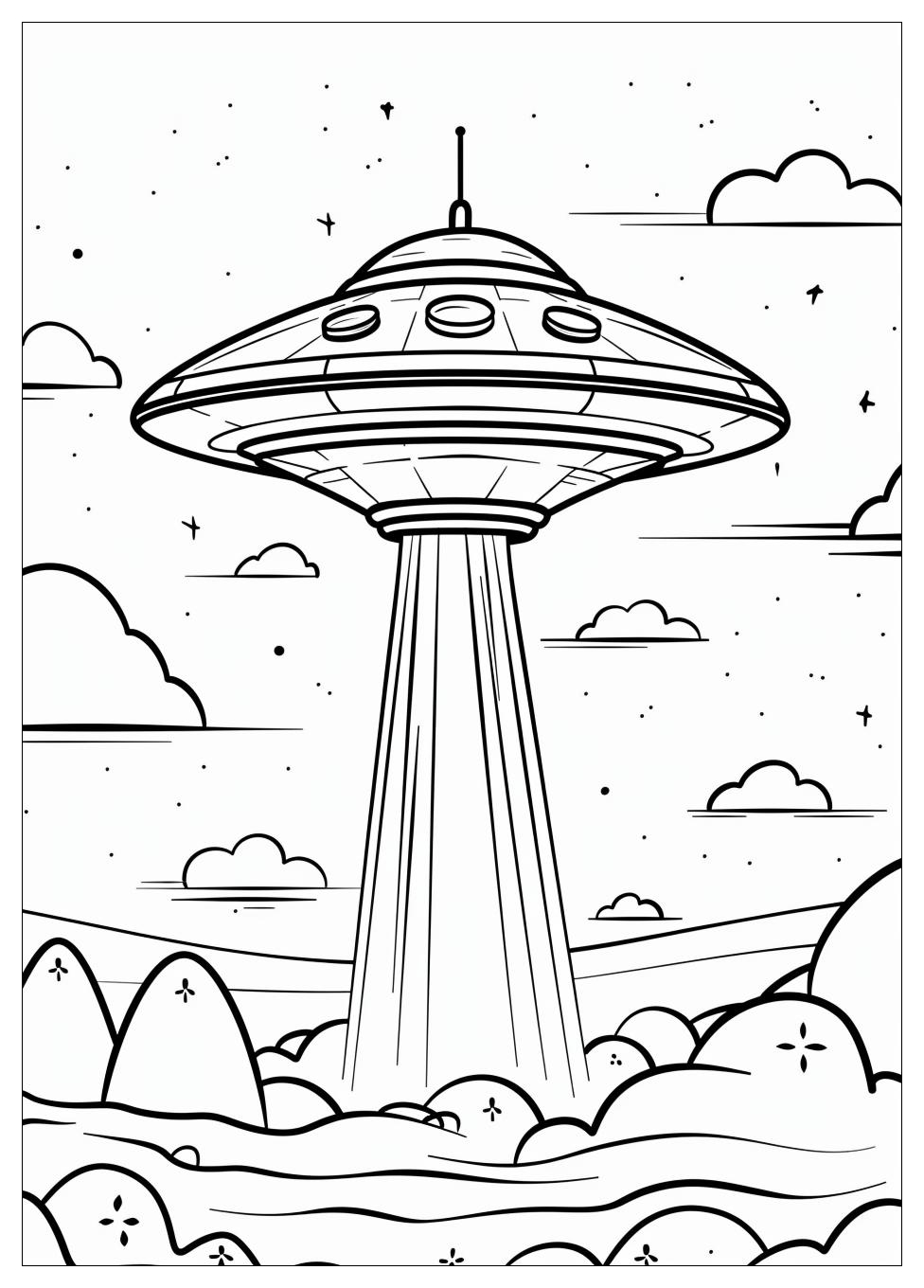 UFO Coloring Pages-6