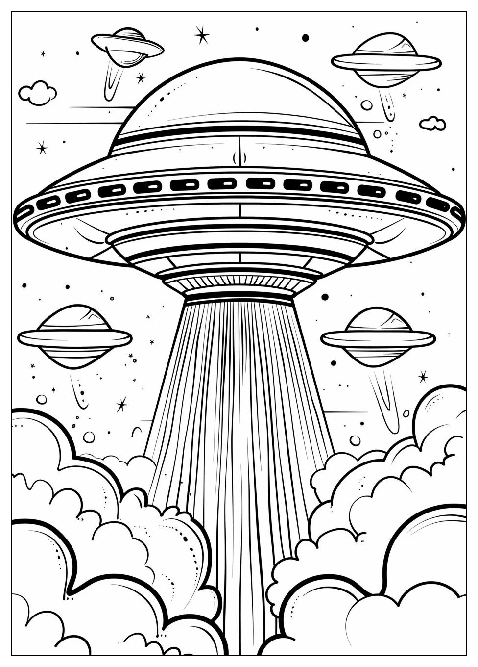 UFO Coloring Pages-8