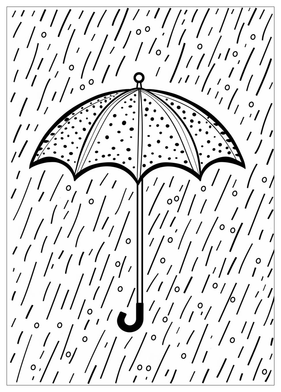 Umbrella Coloring Pages-10