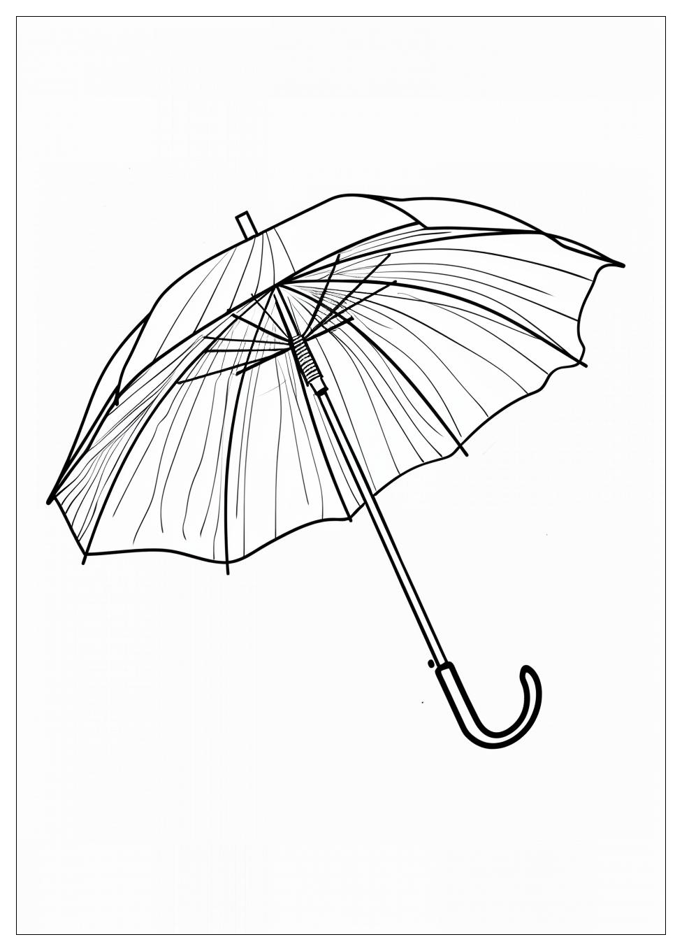 Umbrella Coloring Pages-11