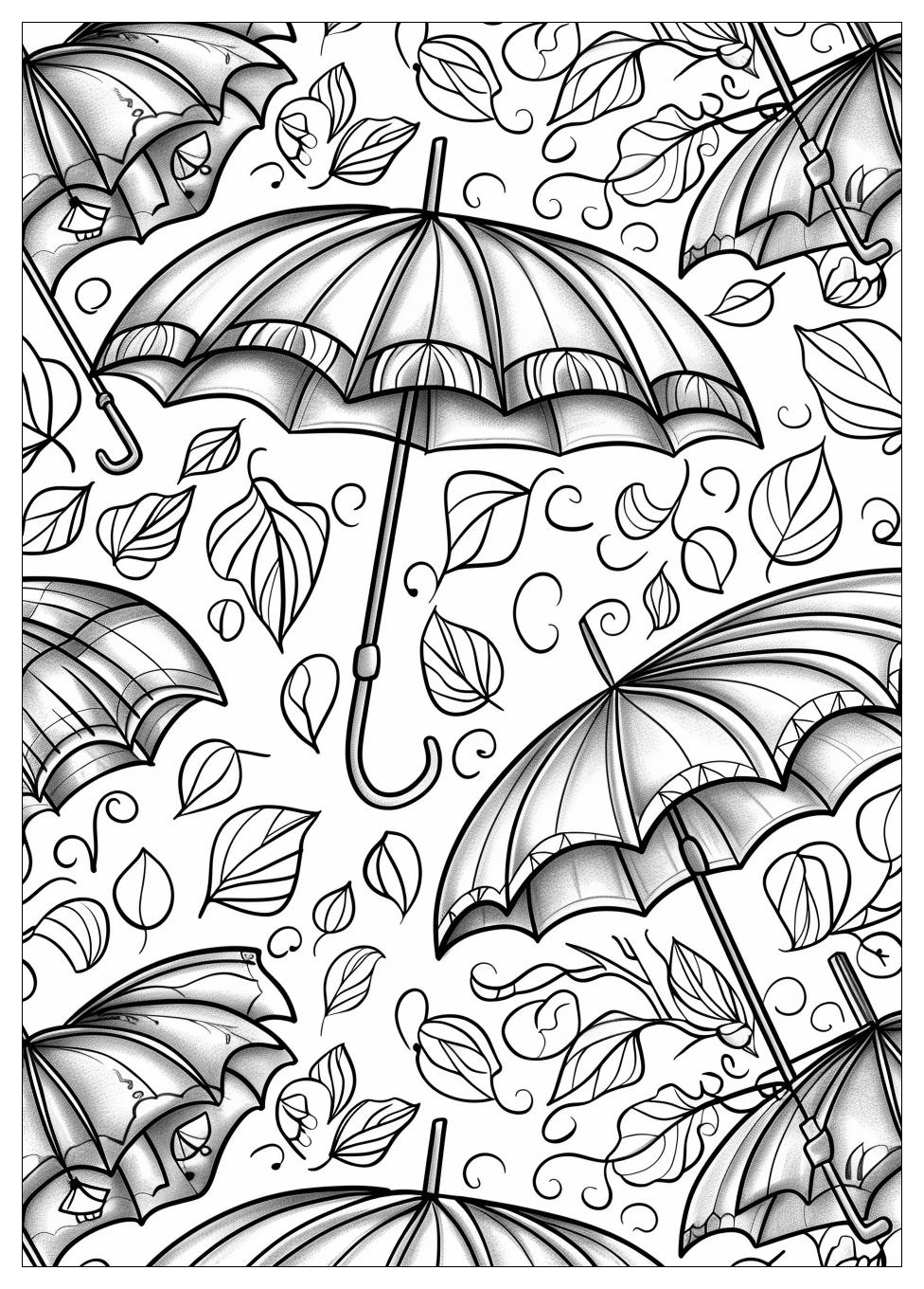 Umbrella Coloring Pages-15