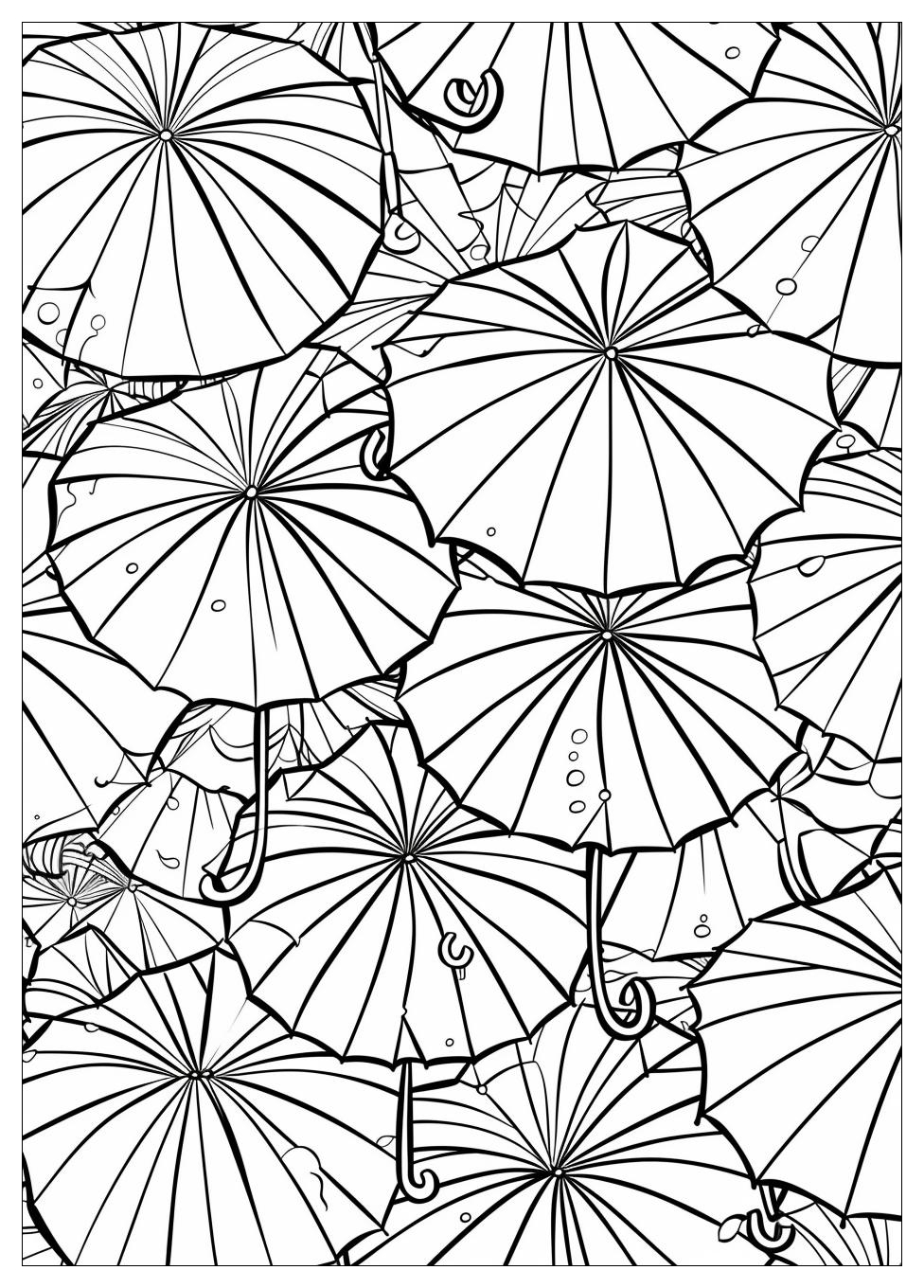 Umbrella Coloring Pages-16