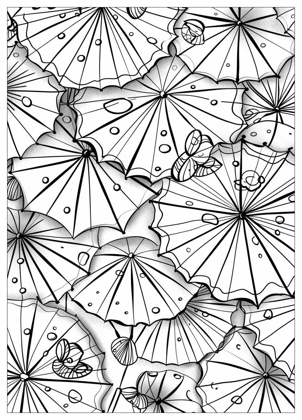 Umbrella Coloring Pages-20