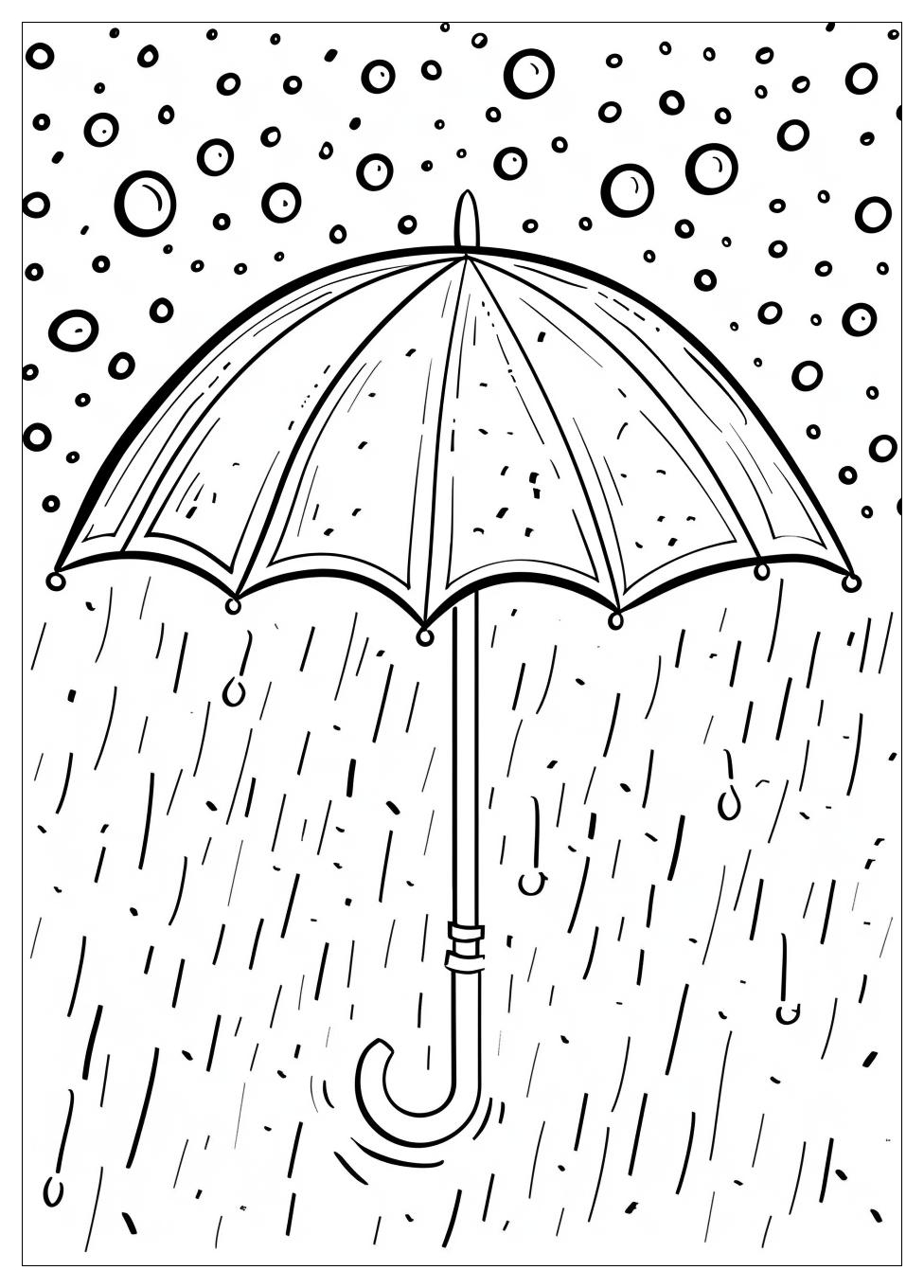 Umbrella Coloring Pages-3