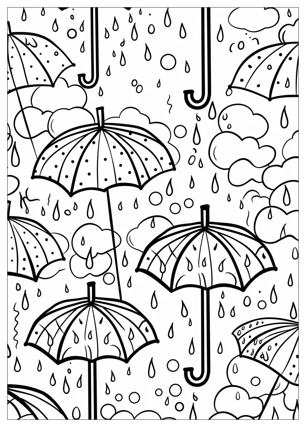 Umbrella Coloring Pages-6