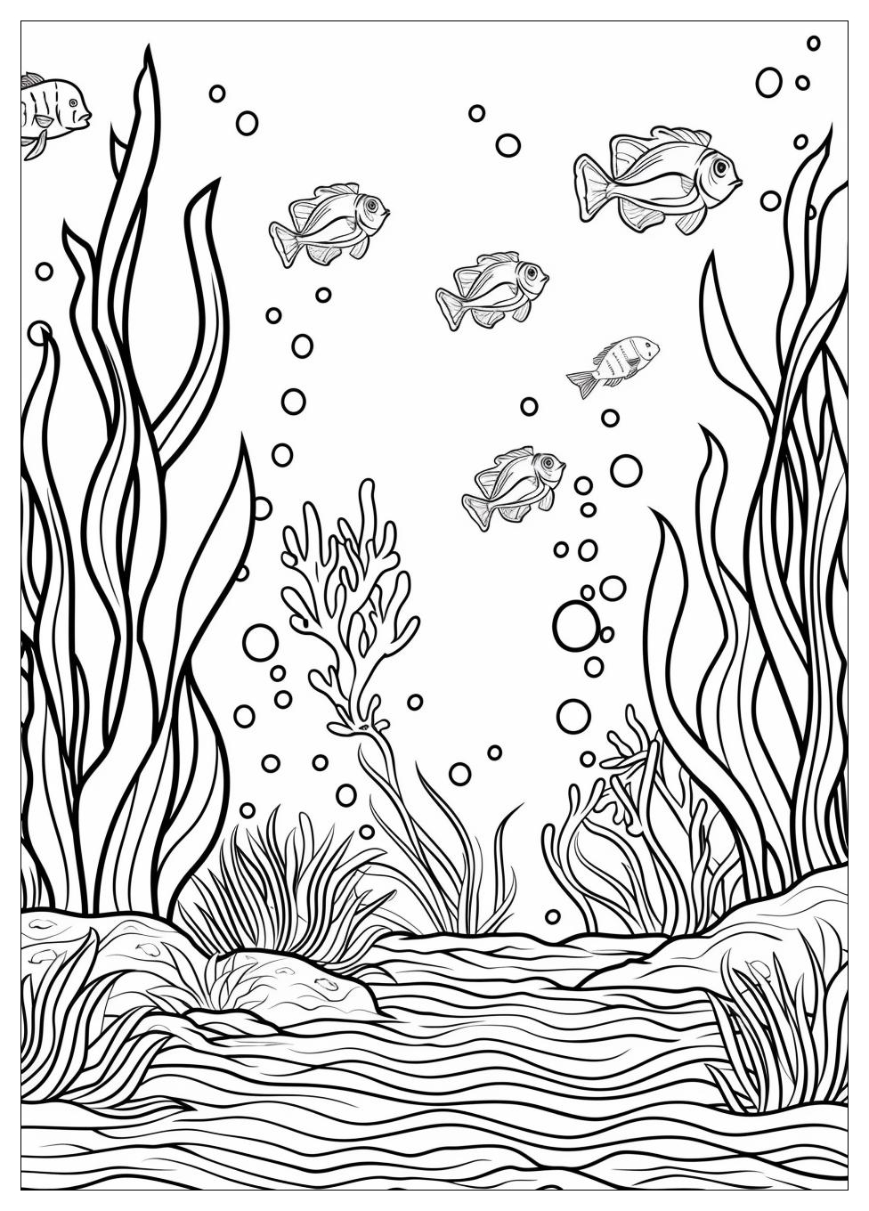 Under The Sea Coloring Pages-1