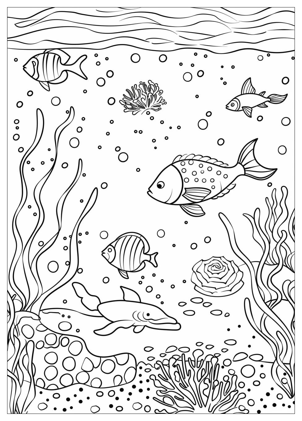 Under The Sea Coloring Pages-10