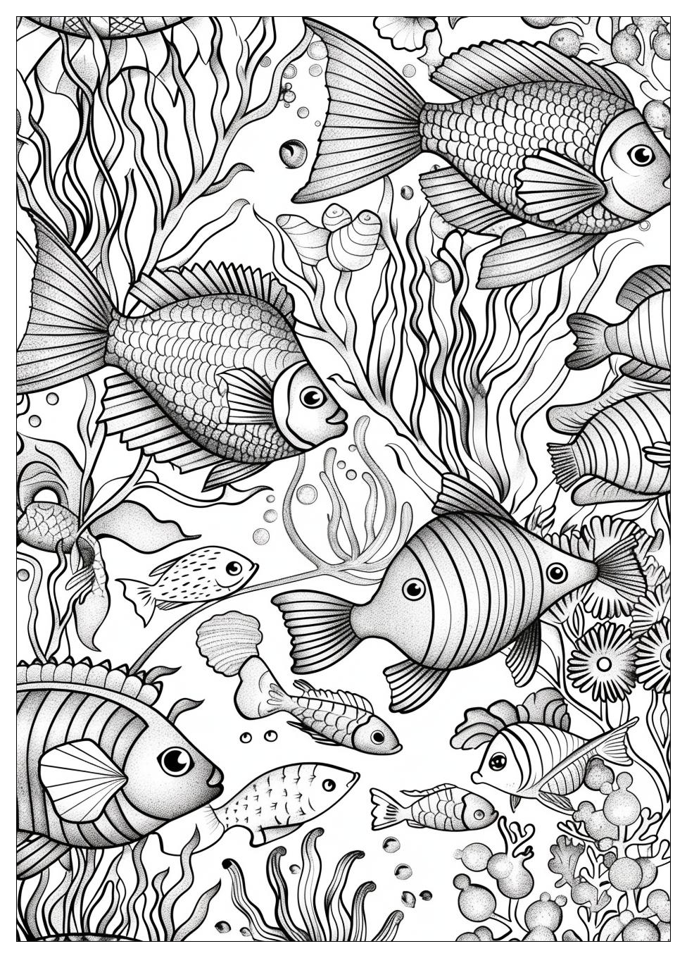 Under The Sea Coloring Pages-16