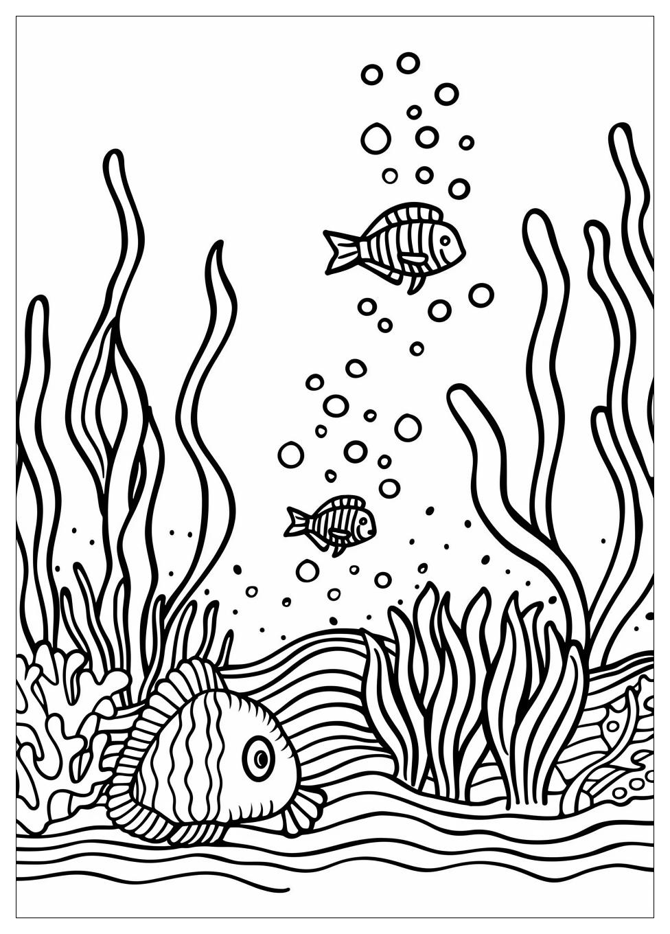 Under The Sea Coloring Pages-2