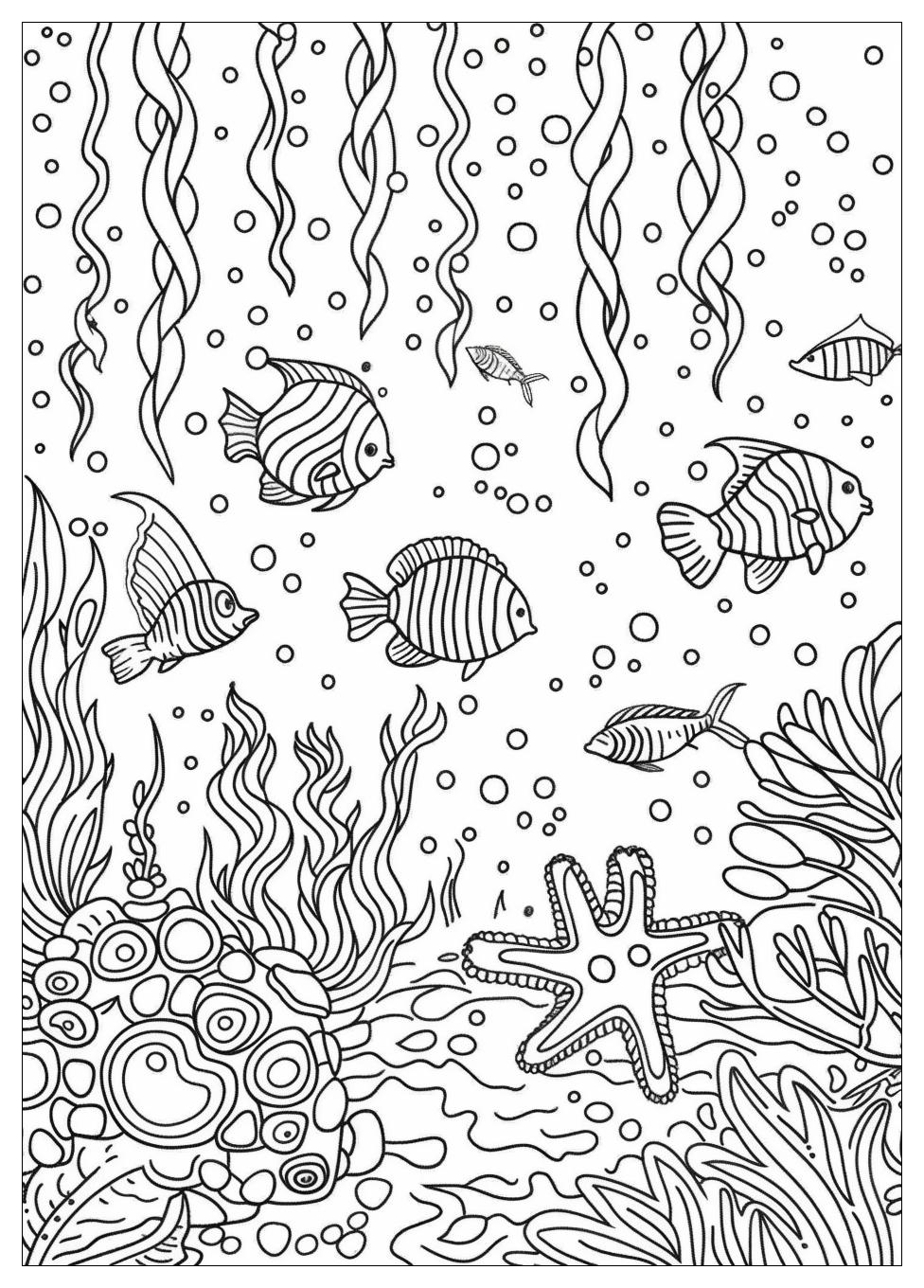 Under The Sea Coloring Pages-4