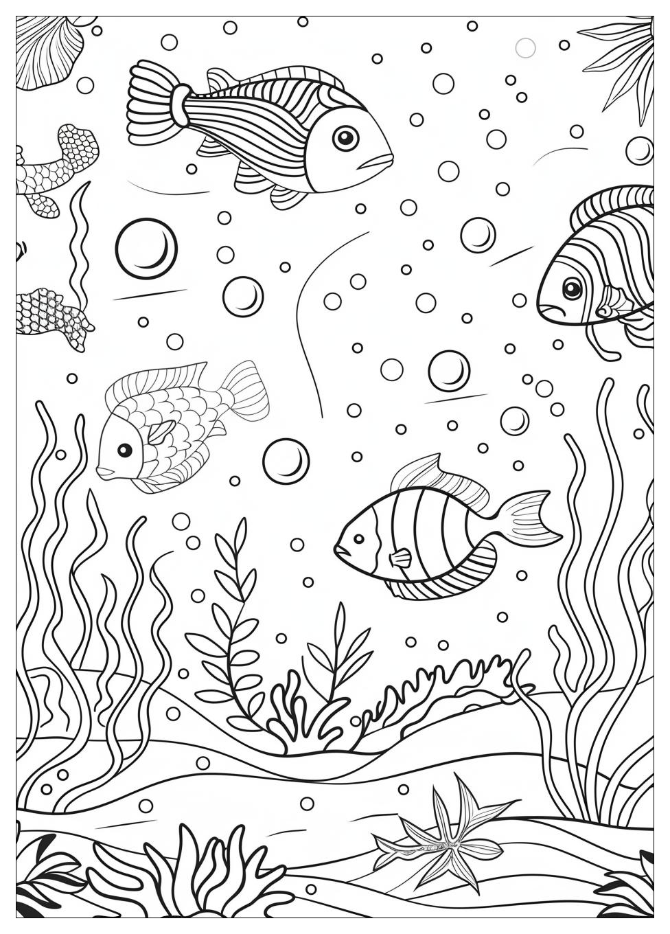 Under The Sea Coloring Pages-5