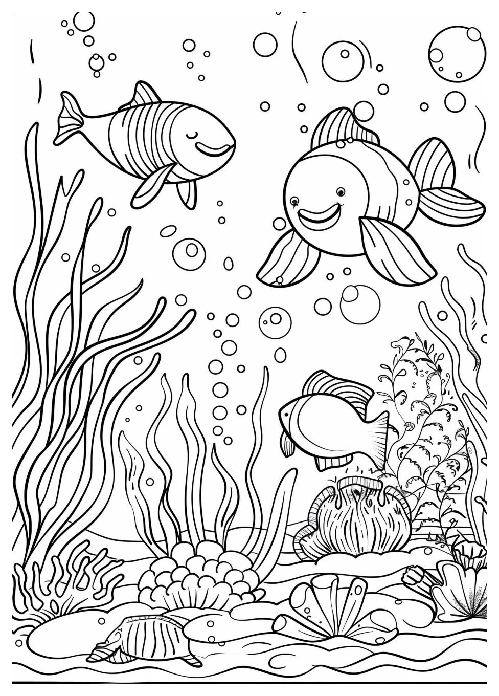 Under The Sea Coloring Pages-6