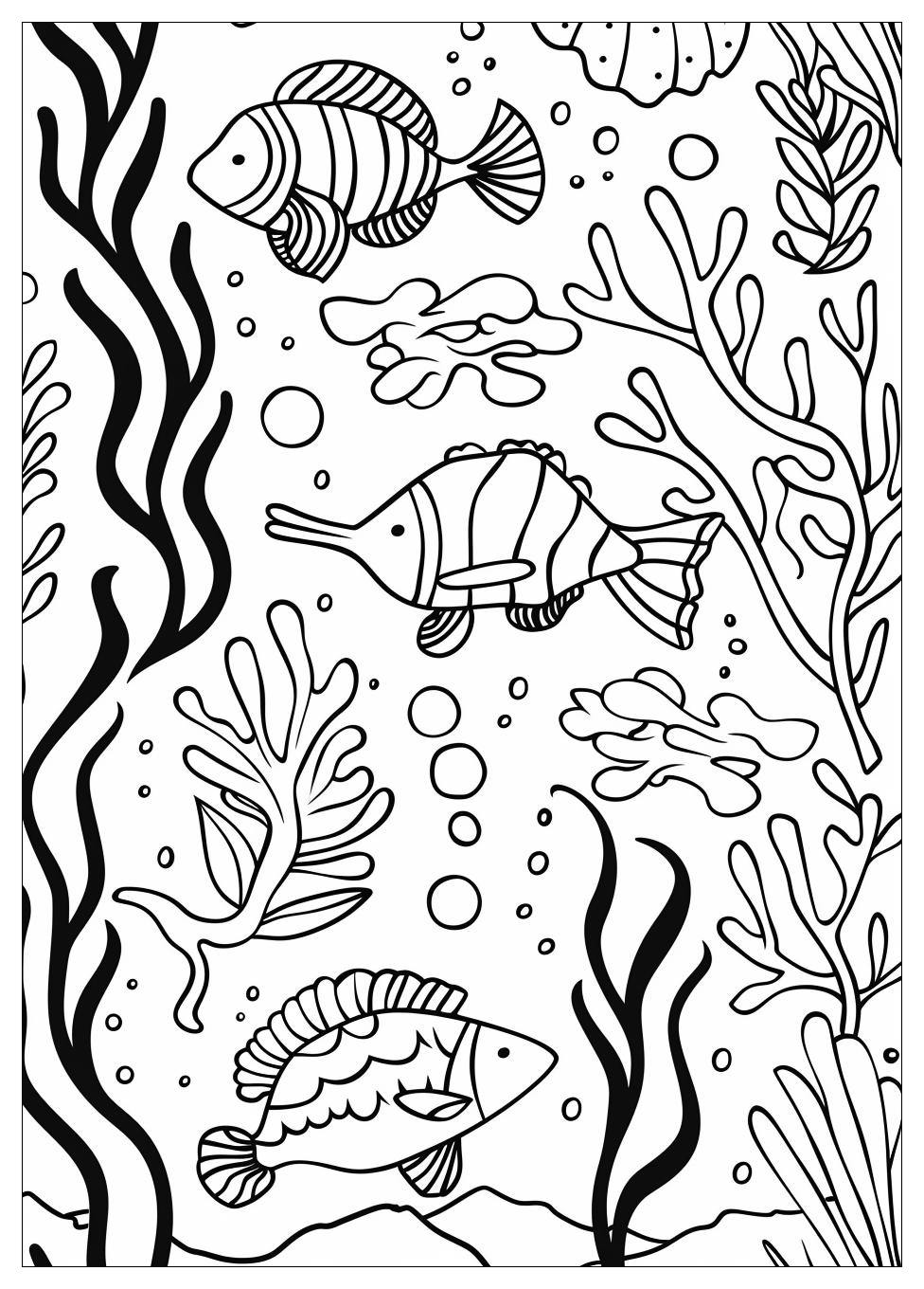 Under The Sea Coloring Pages-8