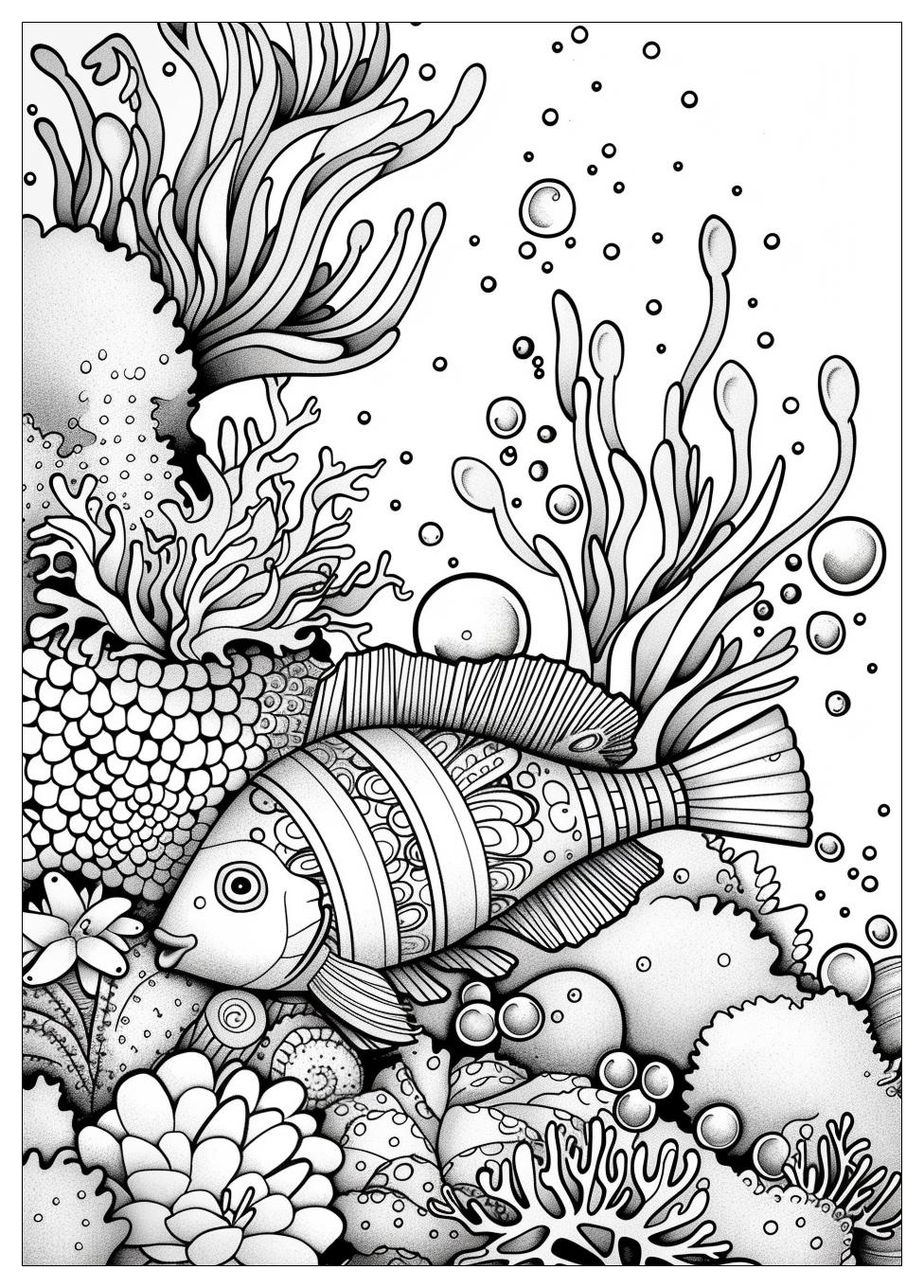 Under The Sea Coloring Pages-9