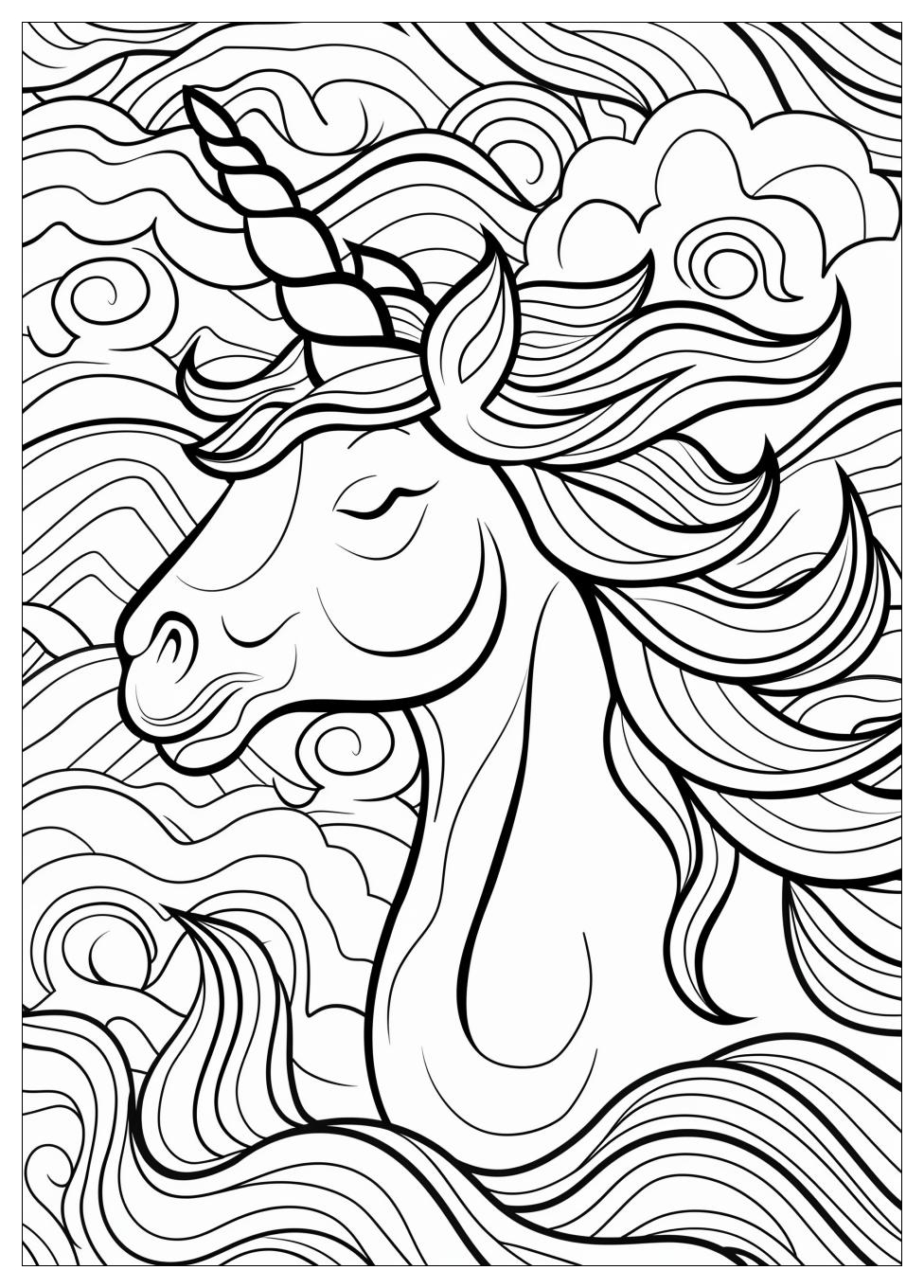 Unicorn Coloring Pages-1