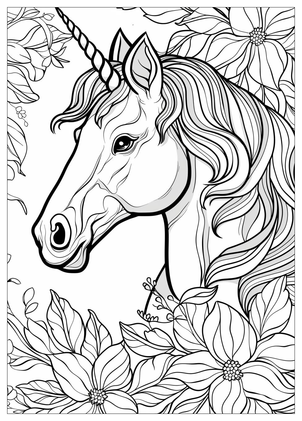 Unicorn Coloring Pages-10