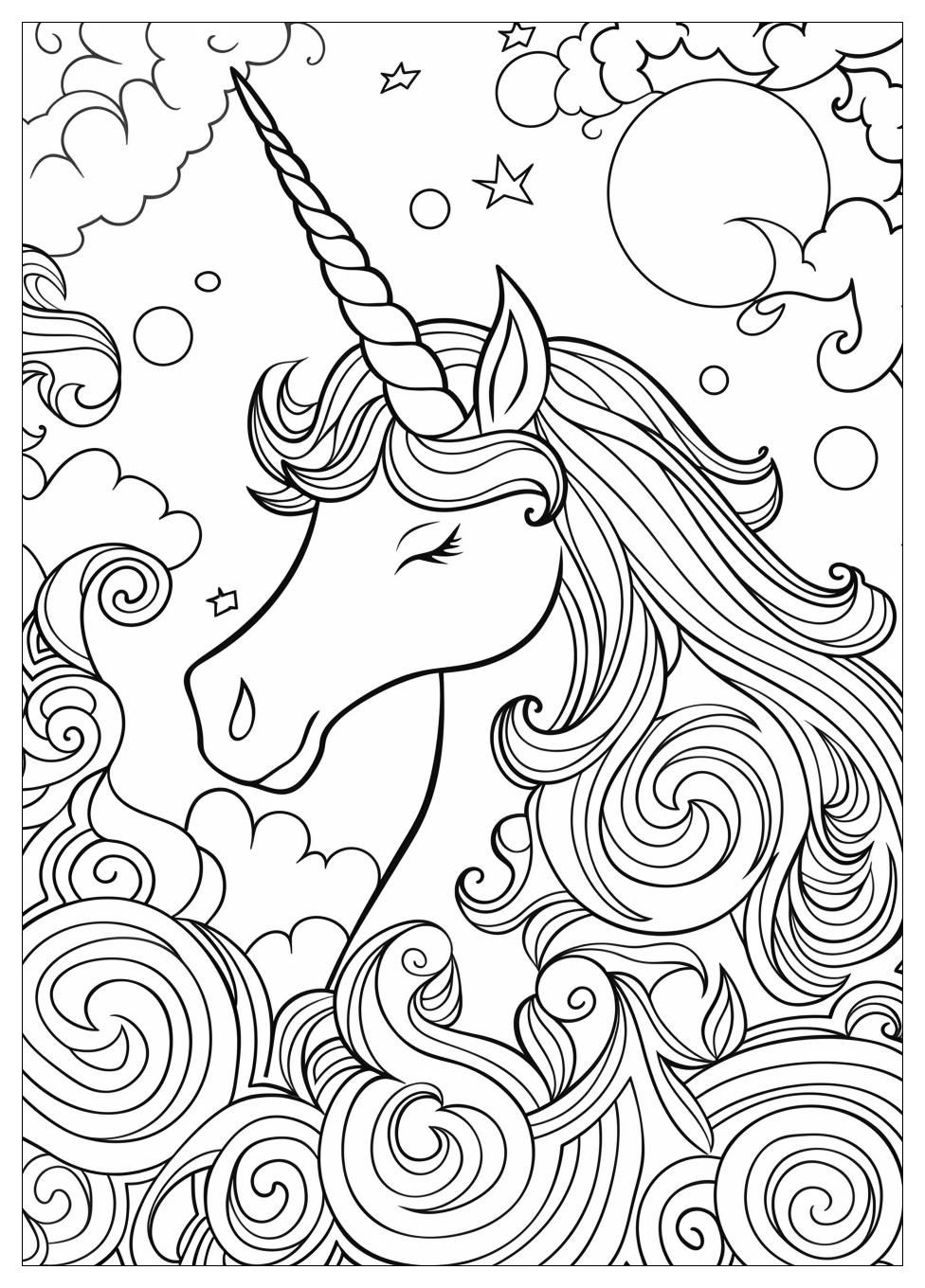 Unicorn Coloring Pages-12