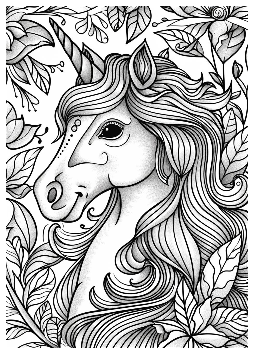 Unicorn Coloring Pages-15