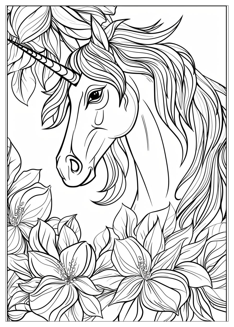 Unicorn Coloring Pages-16