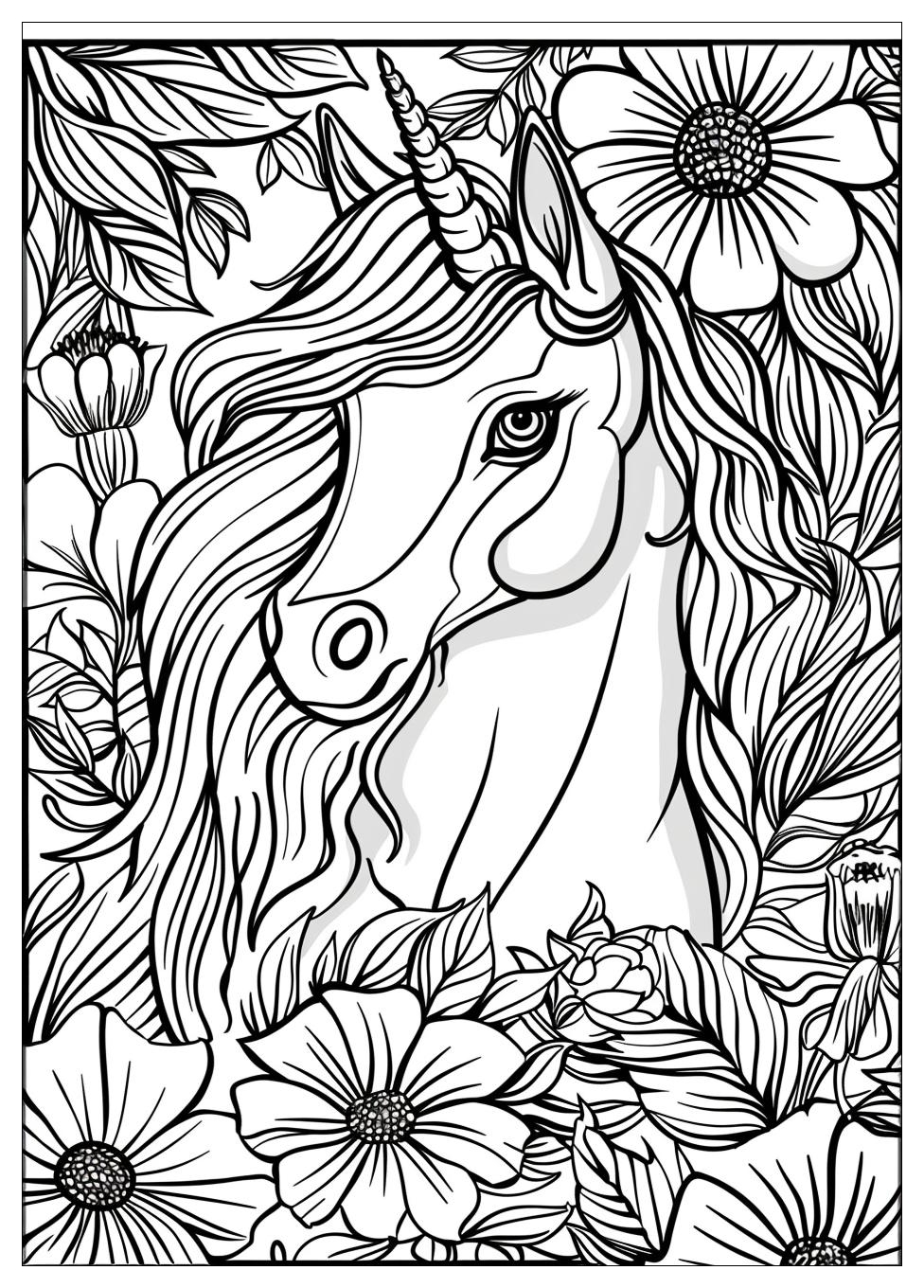 Unicorn Coloring Pages-3